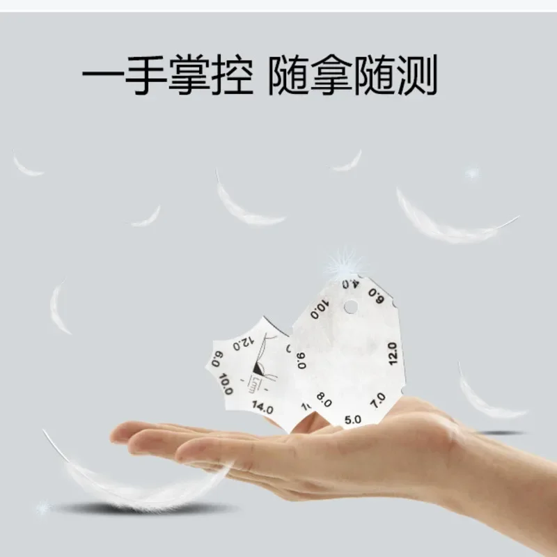 

Welding Joint Two-piece Gauge Fillet Weld Tee Joint Welding Throat Depth Leg Length Gauge Ruler Welder Inspection Tool