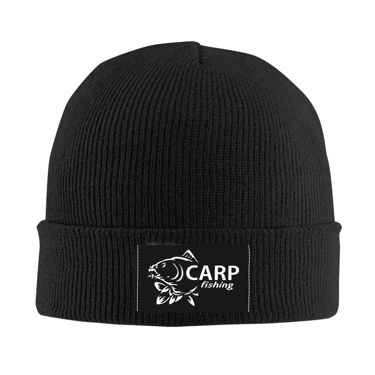 Fishinger Carp Fish Fisherman Skullies Beanies Caps Streetwear Winter Warm Women Men Knit Hats Adult Unisex Bonnet Hats