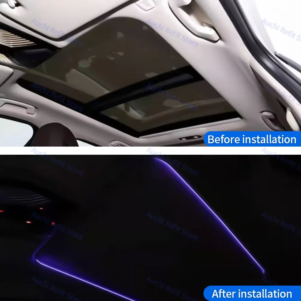 LED Sunroof Light 11 Colours For BMW G20 G30 G01 G05 3/5 Series X3 X4 X5 X6 X7 Car Roof Panoramic Skylight Ambient Lights Refit