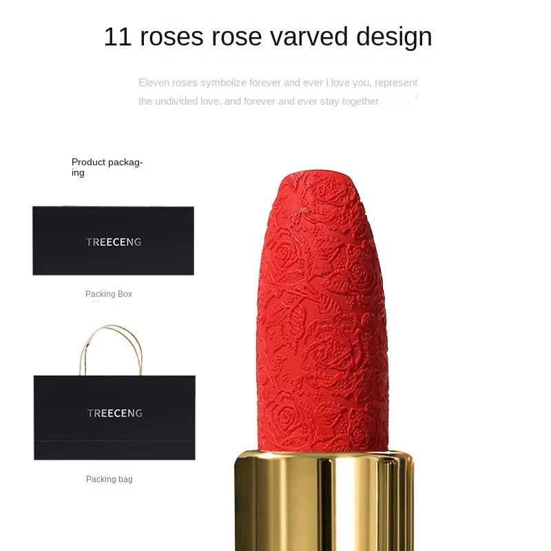 Matte Lipstick Gift Box Set Waterproof Make Up Long Lasting Lip Stick Red Velvet Nude Lipsticks Woman Cosmetics 7 Color