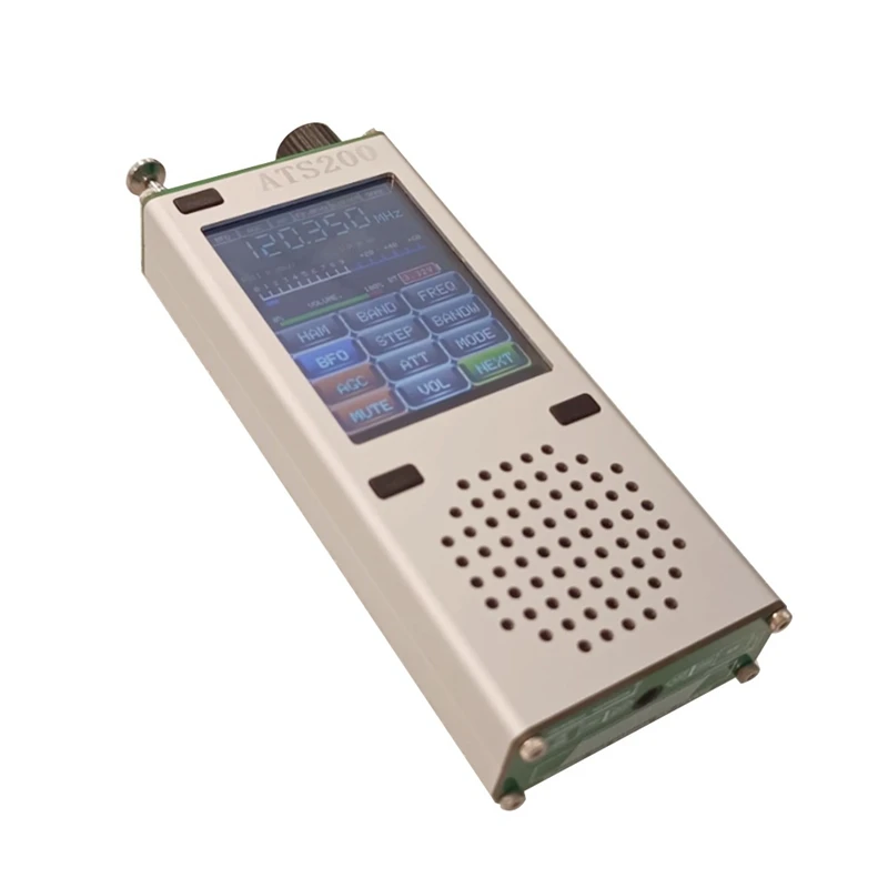 New New ATS200 Aviation Band Radio FM SI4732+ESP32+Bluetooth+2.4 Inch Touch Display FM, AM, LSB, USB Multimode Reception