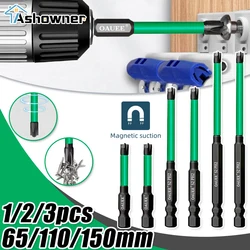 65/110/150mm Magnetic Special Slotted Cross Screwdriver Bit Alloy Steel Batch Head Electrician FPH2 for Socket Switch Hand Tools