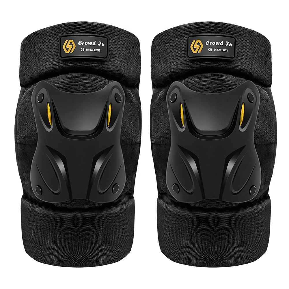 1 Pair Knee Elbow Protection Pads Shock Absorption Keep Warm Riding Elbow Guard Knee Pads Safety Protector for Outdoor Sports