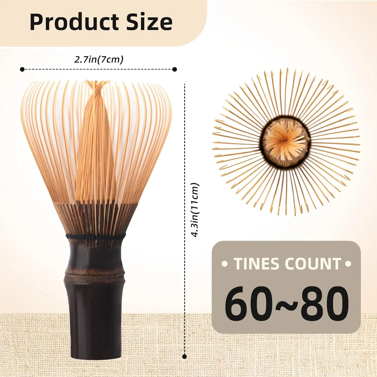 Shin Chasen Handmade Bamboo Ma - огляд і ціна Bamboo Whisk Chasen