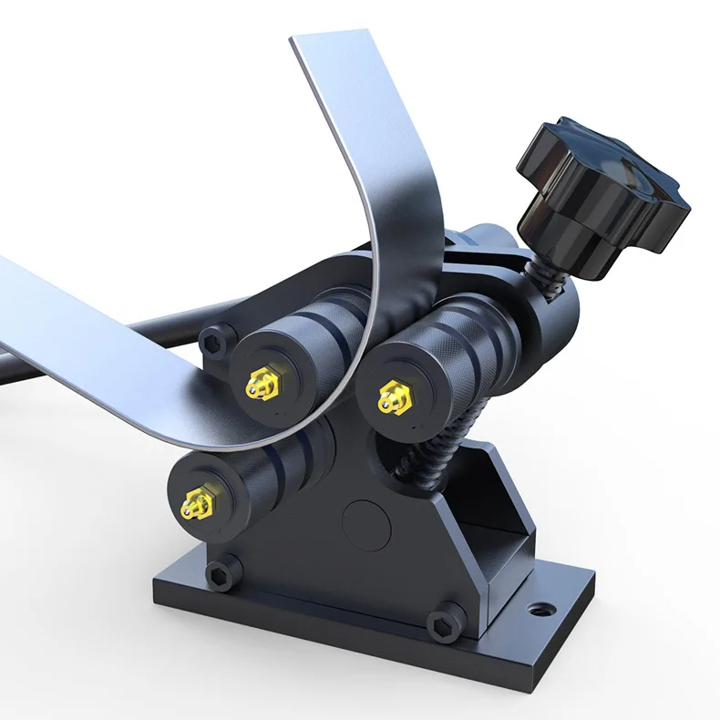 

Manual three-roll rolling machine high precision and high rigidity gear transmission rolling machine