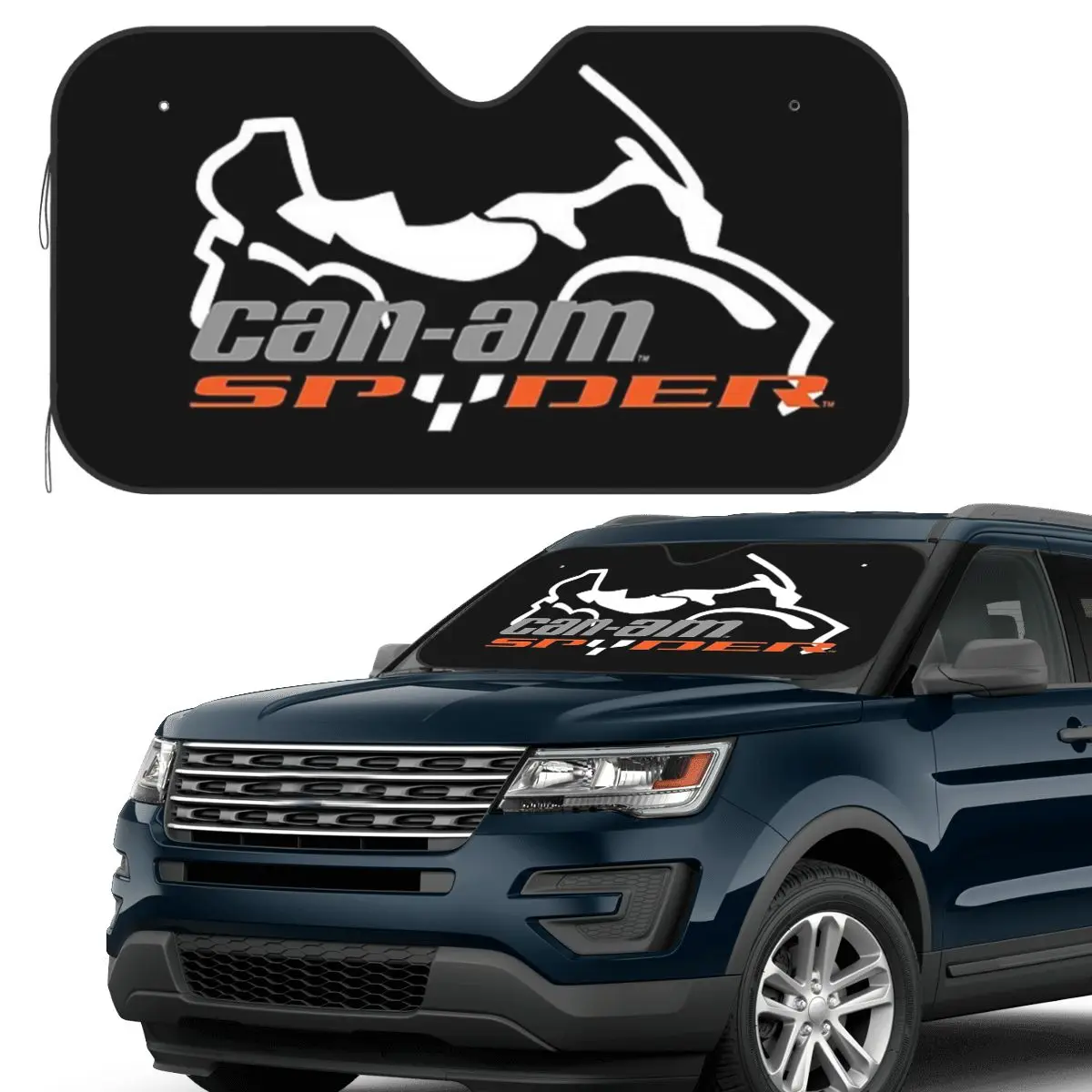 

Can-Am BRP Motorcycle Sunshade Windscreen Car Front Windshield Window Sun Visor Accessories Covers