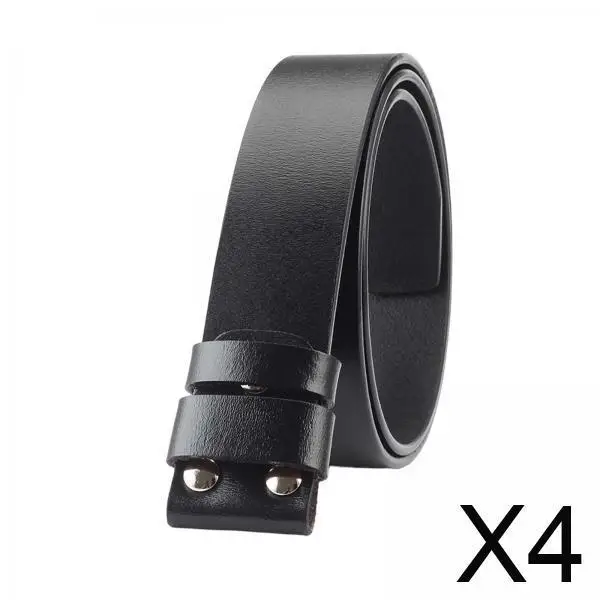 wide-pu-leather-belt-strap-no-buckle-replacement-for-men's-western-trousers-pants-waistbelt