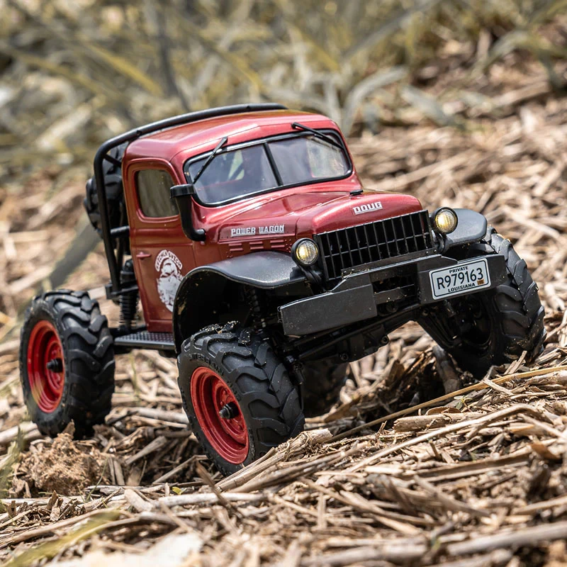1:24 FMS FCX24 Power Wagon RTR 12401 RC coche 130 motor FMS Crawler modelo Buggy coche 4WD luces Led vehículos todoterreno
