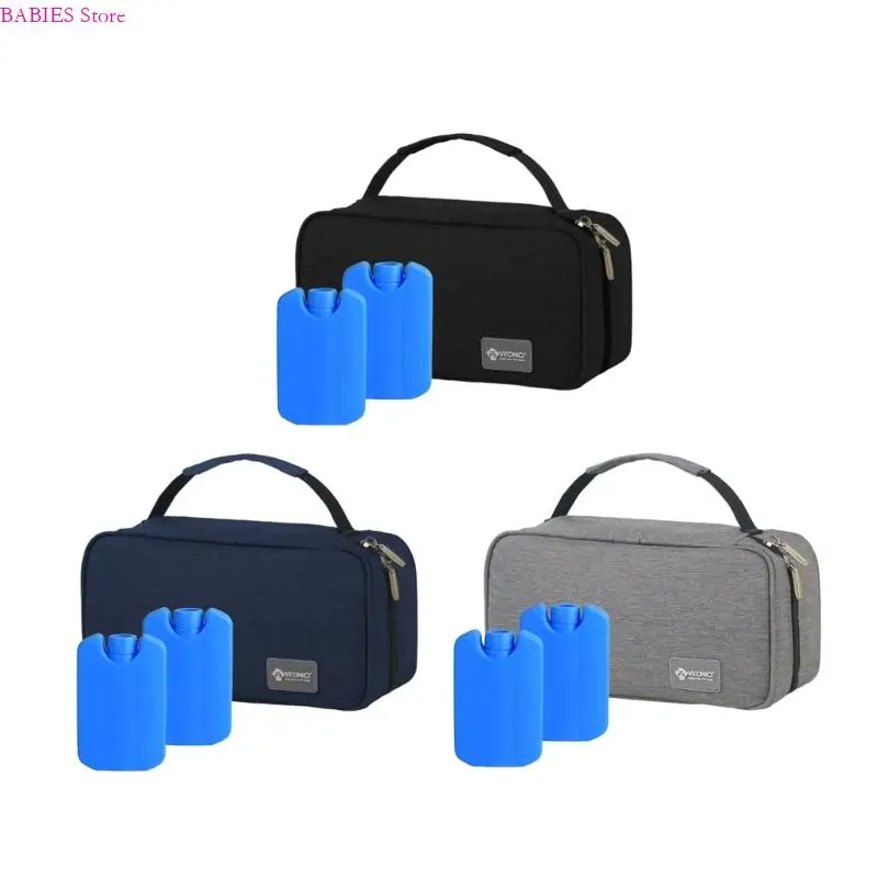 

C9GB Leakproper Bursmilk Traving Case с пакетами со льдом для хранения воды для защиты от водного сустава Оксфордская ткань для