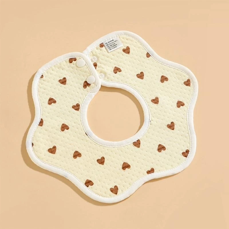 J15U مرايل أطفال قطن مرايل أطفال حديثي الولادة للتسنين واللعاب مرايل أطفال للجنسين للأطفال الصغار مرايل أطفال ناعمة وماصة