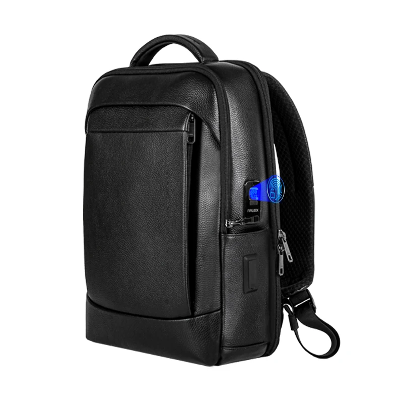 Fingerprint Lock Men Backpack Business  Laptop Rucksack Anti-theft Large Capacity Men Travel Bags New