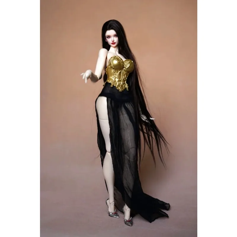 1/6 Maßstab, Damen-Retro-Korsett, Seidenrock, Kleidungsaccessoires, Modellspielzeug, passend für 12-Zoll-Soldaten-Actionfiguren und Puppen. – Detail 6