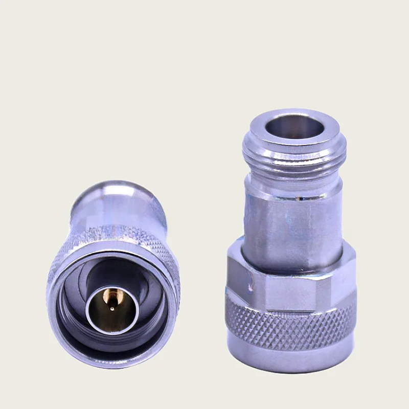 1pcs Stainless steel test adapter N Male to N Male Female millimeter wave test connector 18G