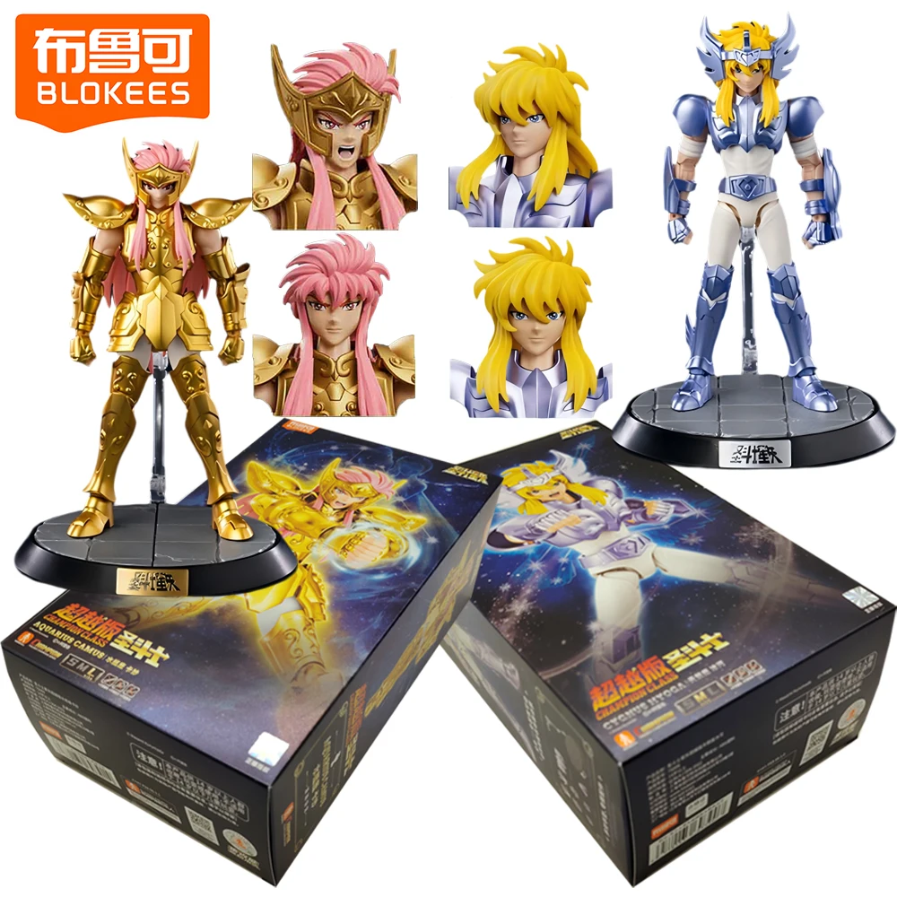 

New Original BLOKEES Saint Seiya Champion Class Action Figures Anime Peripheral Collectible Assembled Model Toys Christmas Gifts