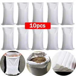 10PCS/lot Flood Control Sandbag Tear Resistant Plastic Fabric Heavy Duty Sandbags Flood Control Sandbags 35x45/45x75cm