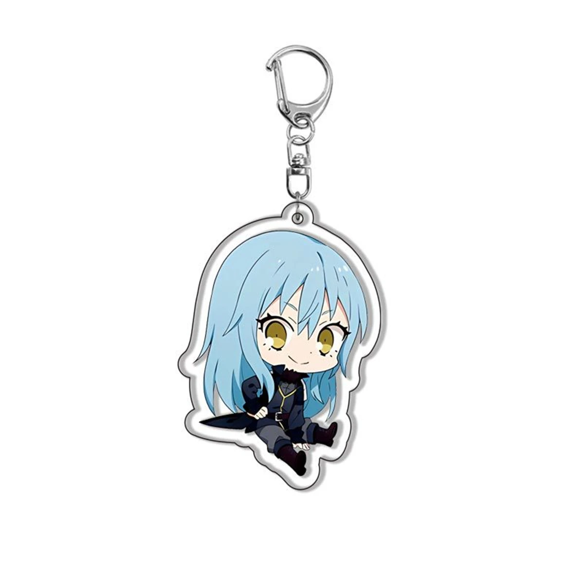 Anime acrílico chaveiro-rimuru tempest bonito y2k personagem pingente, adequado para bolsas e chaves, presentes de cosplay presente perfeito para fãs