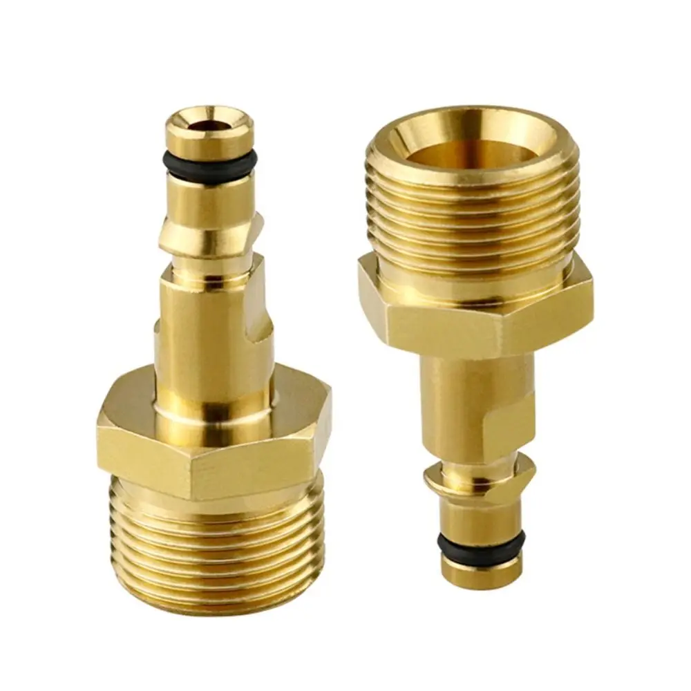 Adapter High-pressure Washer Connector 22/14 Holes To Kärcher Kahl All Copper Outer Wire Quick-plug Conversion Head Durable