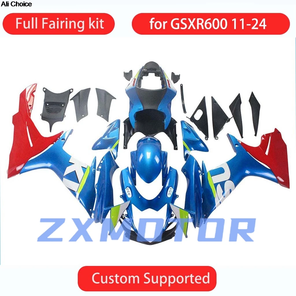 

Moto Cross Fairing Kit GSXR 600 750 2011-2024 Free Custom ABS Painted Fairings Fit for GSXR600 GSXR750