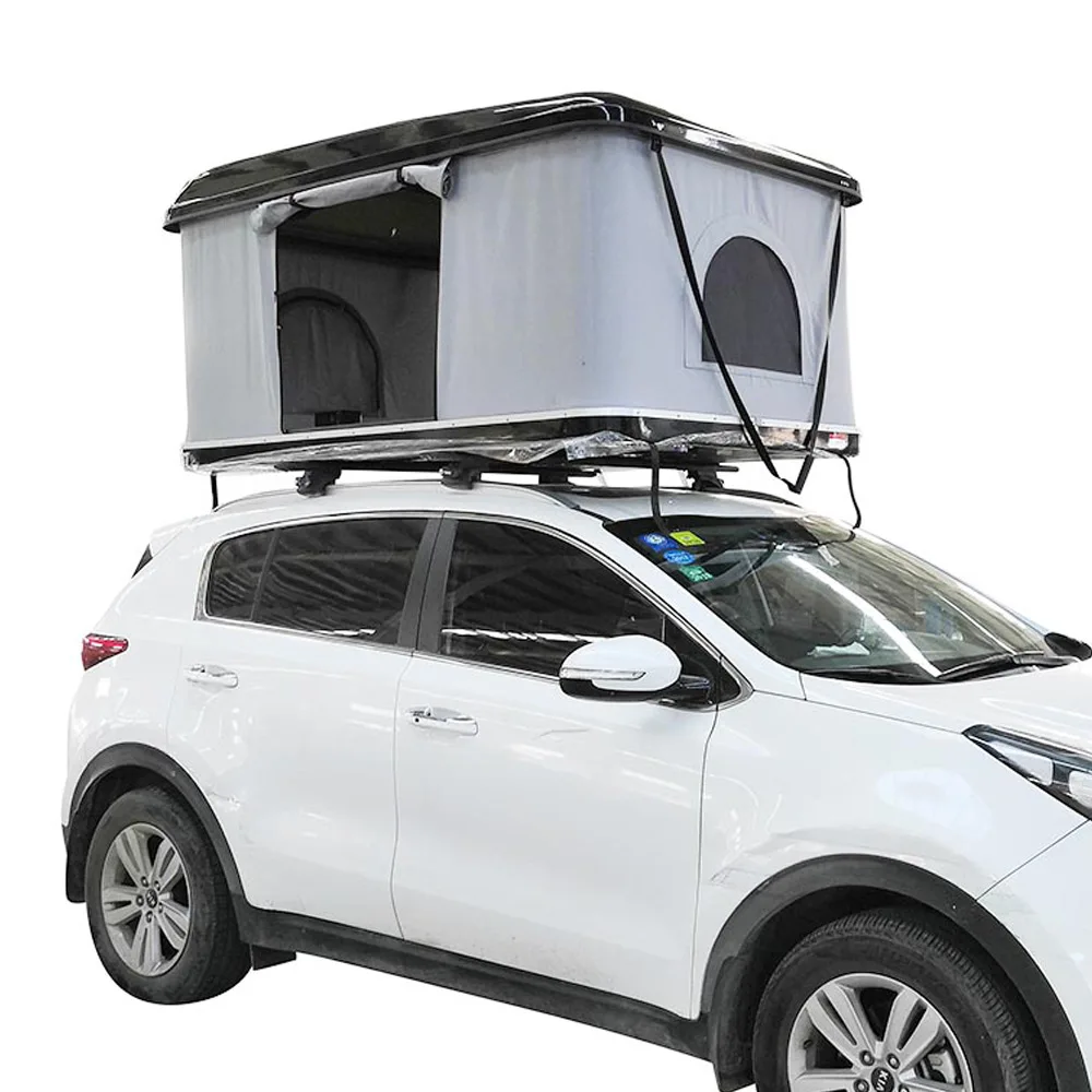 Roof Top Camping Tent Four-season 2-3 People 4x4 Offload Road Suv Folding Automatic Hardshell Car Rooftop Tent Hard Shell