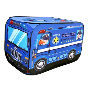 Indoor outdoor ice cream truck police car fire truck play house toy tent for children playhouse