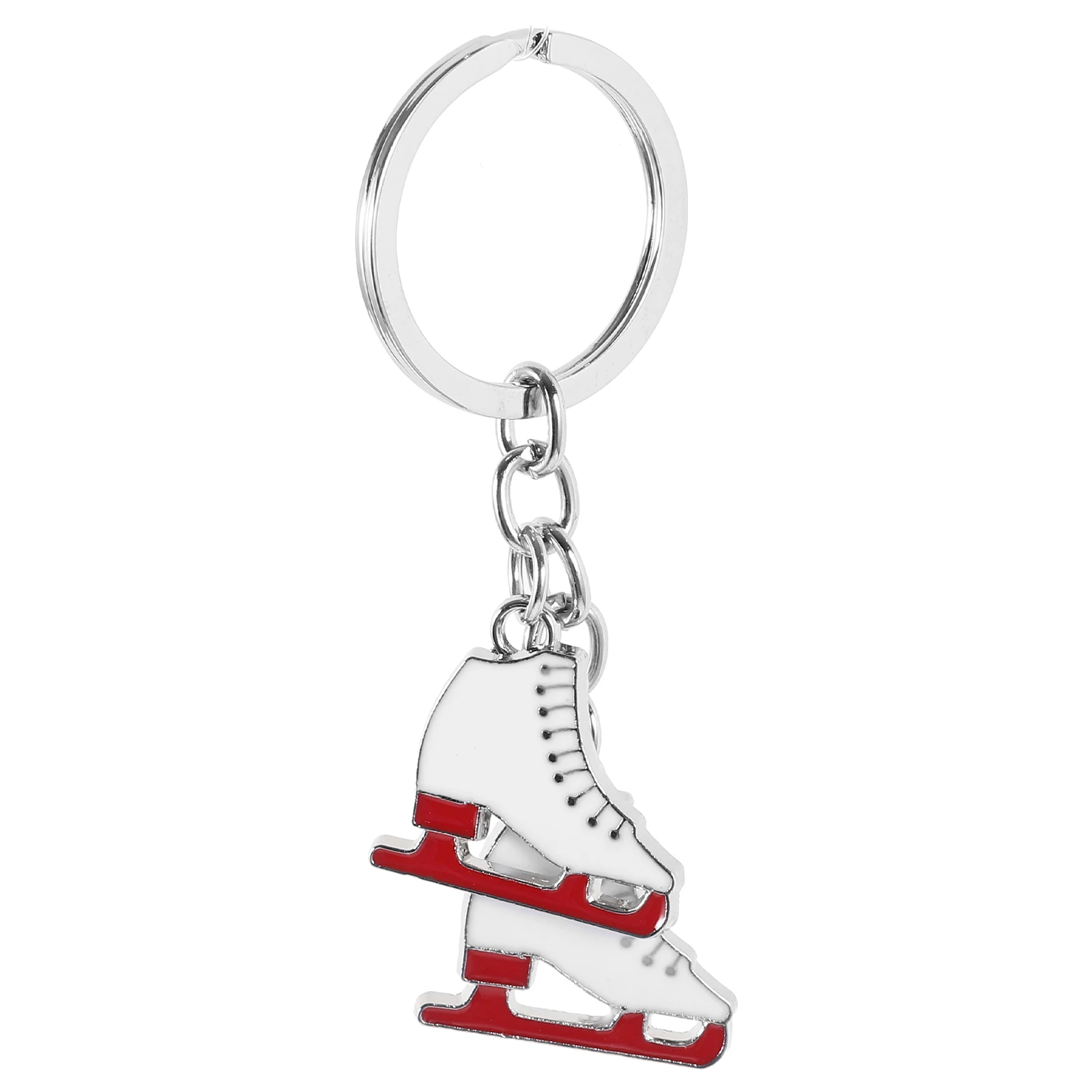 

Lovely Roller Skate Modeling Keychain Zinc Alloy Small Bag Pendant Decor for Women Girls Fashionable Portable Key Holder Gift