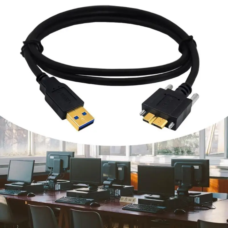 652F USB3.0 إلى B كبل لمعدل نقل البيانات المتفوق واتصال الجهاز يمكن الاعتماد عليه سهولة التوصيل وفصله