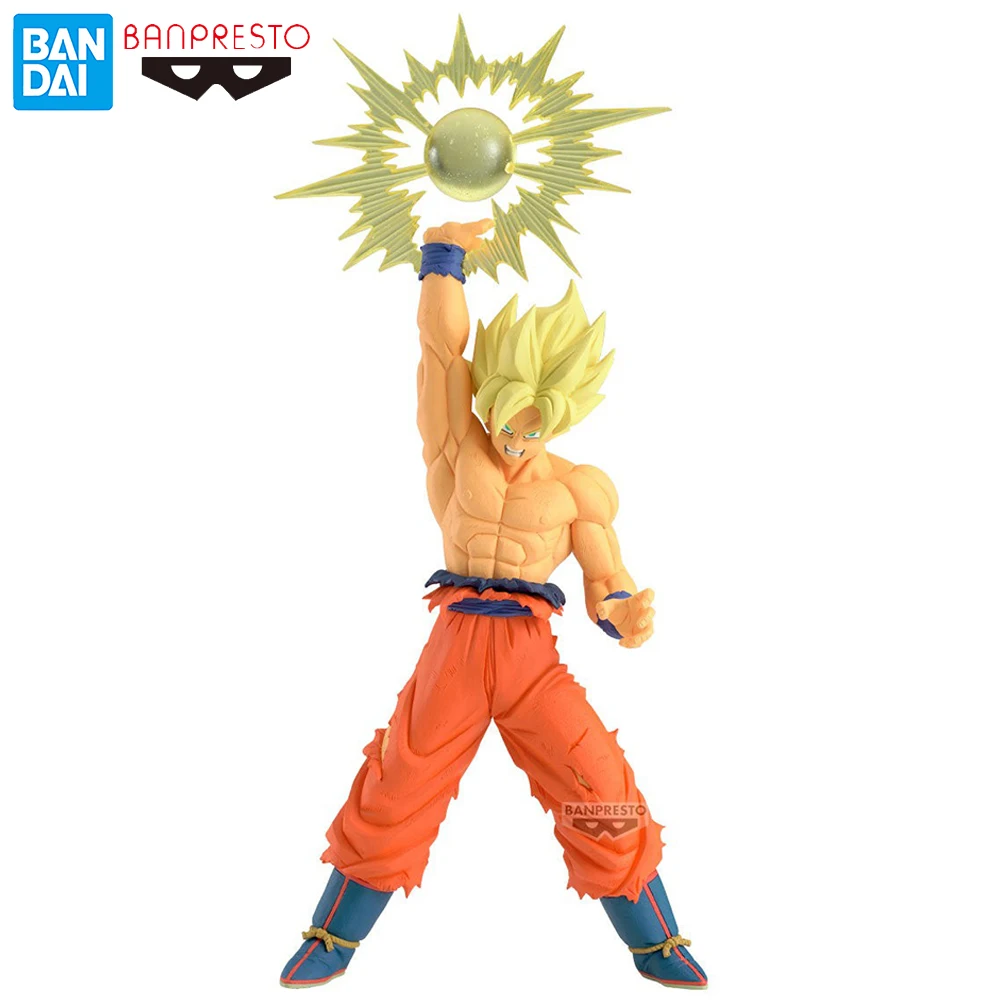 Original BANPRESTO Gxmateria Dragon Ball Z Son Goku (Ver. IV) 17cm Nice Anime Figure Model Ornament Toys