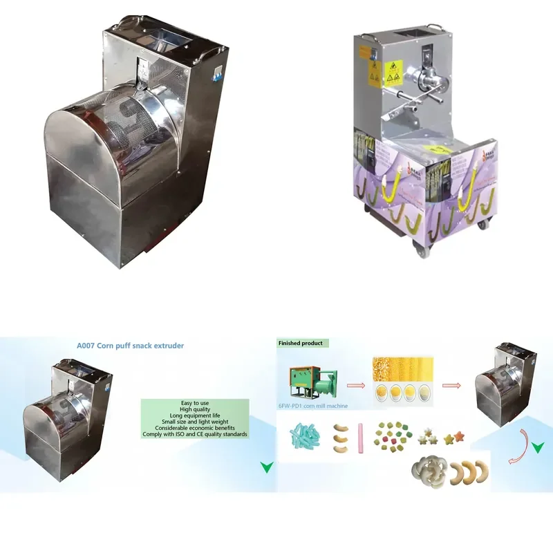 for Small Business Creative Corn Rice Puffs Snack Food Extruder Machine Other Snack Making Equipment