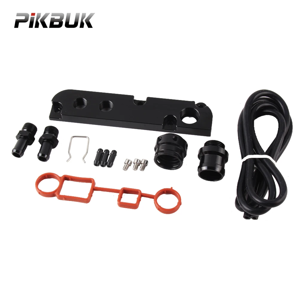 

PiKBUK PCV Valve Cover Breather Adapter kit with 12 mm fitting for vw for audifor SEAT for SKODA 2.0 TFSI 1 2 gen ea113 engine