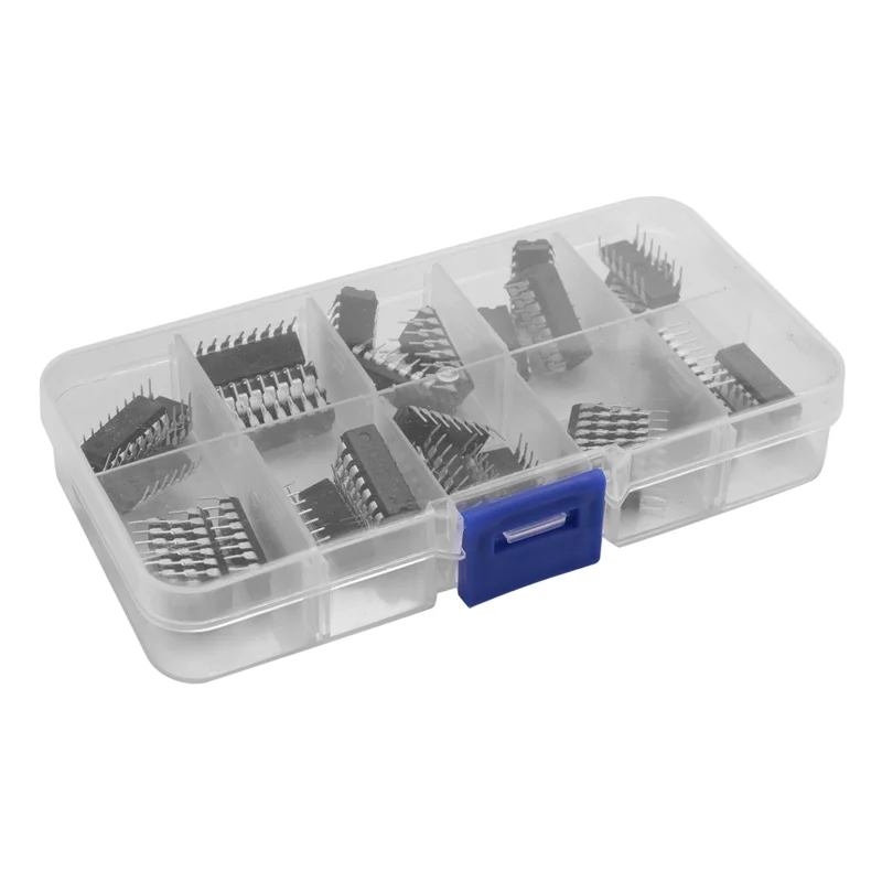 AD41-40 ชิ้น 74HCxx + 74LSxx Series Logic IC Assortment Kit, ดิจิตอลชิปรวม (20 ชิ้น 74HCxx + 20 ชิ้น