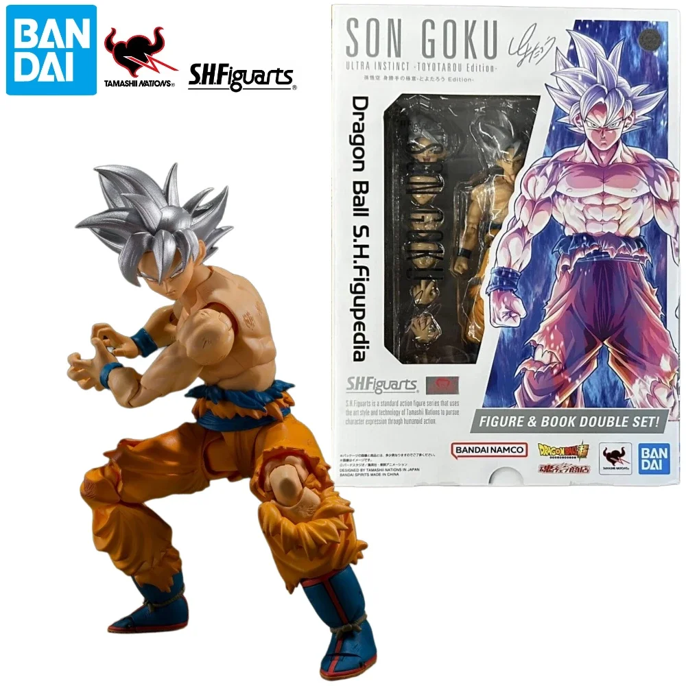 لعبة شخصية الحركة من بانداي ، S.H.Figuarts ، Shf Son Goku ، الترا غريزة ، طبعة تويوتا ، هدية نموذجية ، متوفرة بالمخزون