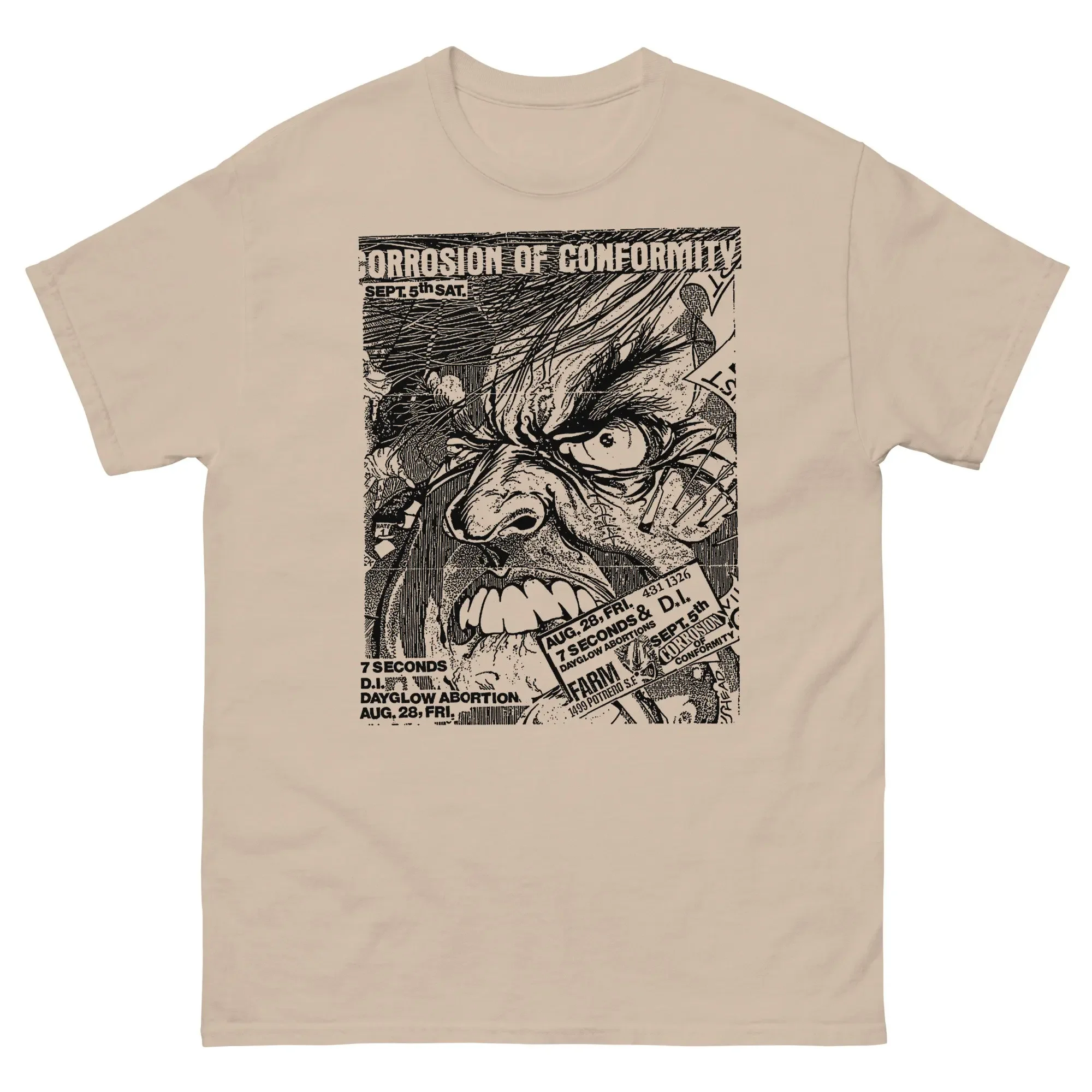 Corrosion of Conformity Flyer Shirt Metal Shirt Metal