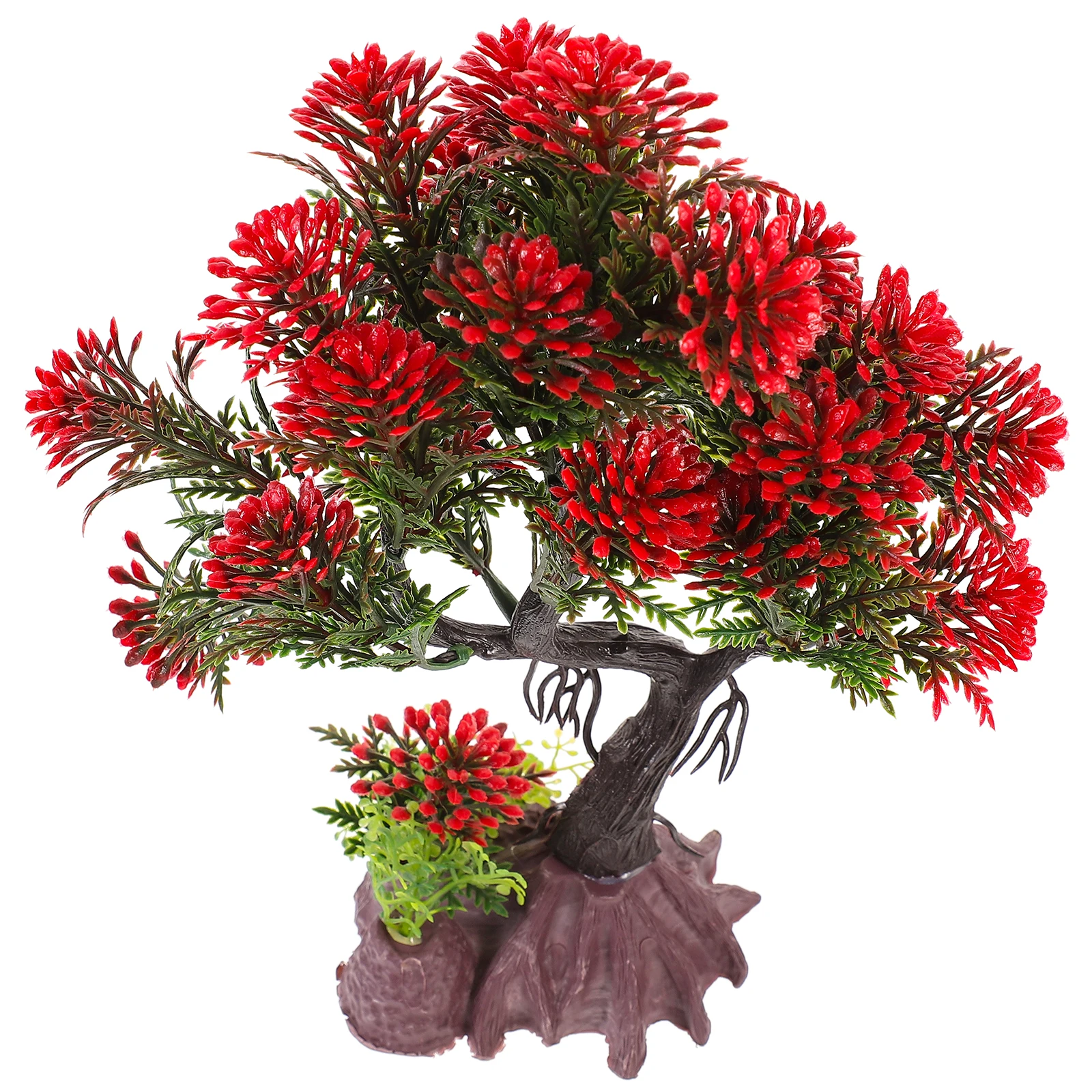 

Fish Tank Decoration Fake Small Tree Plastic Plant Aquarium Plants Realistic Micro Landscape DIY Fish Hiding Aquarium Plants