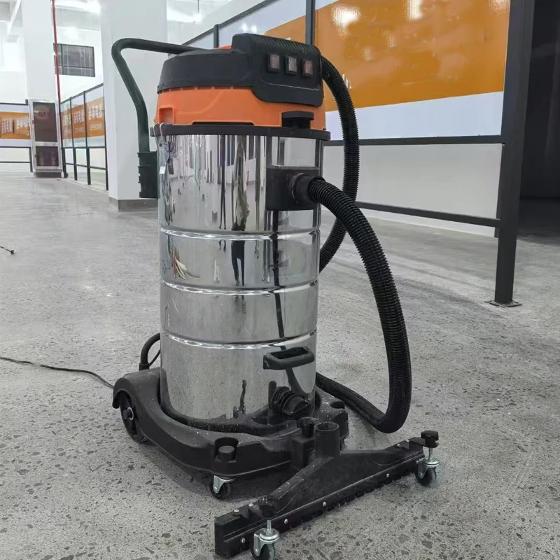 Professional Industrial Stainless Steel Vacuum Cleaner Industrial Vacuum Cleaners 2.4kw