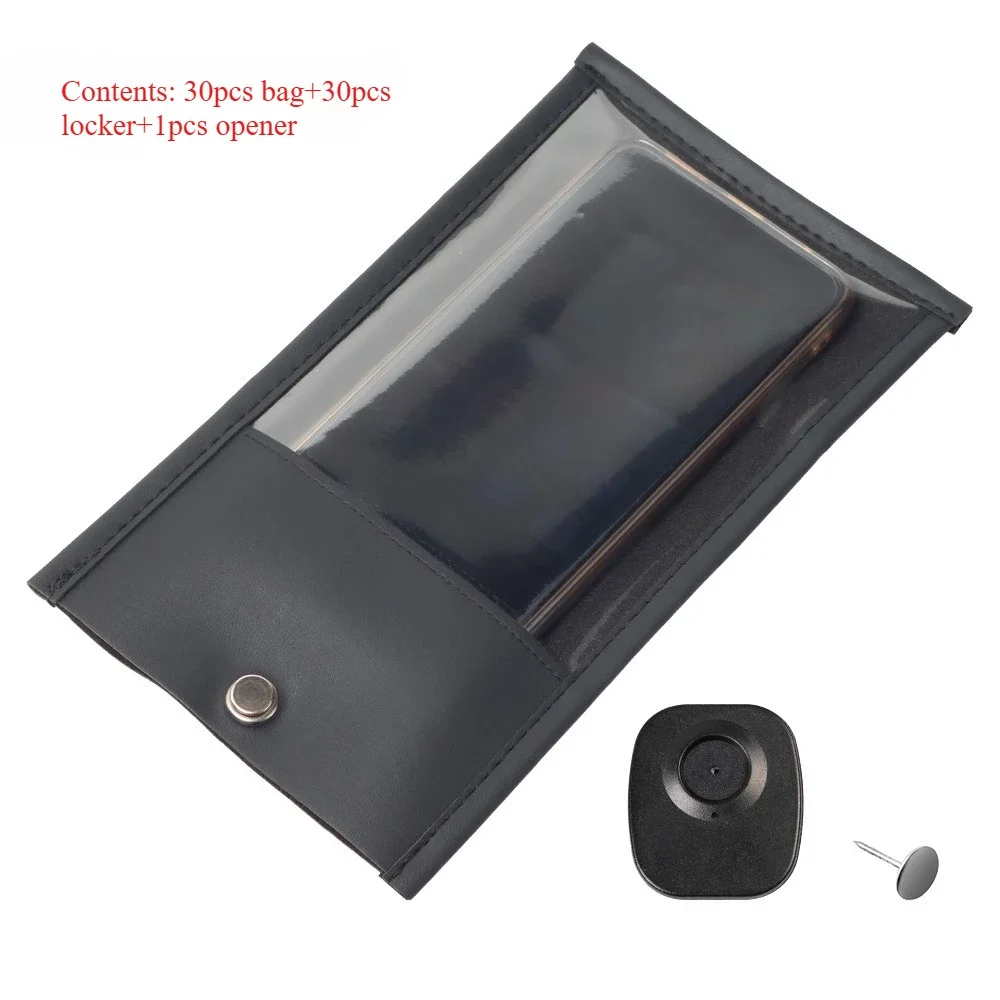 

30pcs Reusable Anti-Camera Blocker Sleeve Mobile Phone Bag Pouch for Smartphones Up to 6.9" for Wedding Factory Private Events