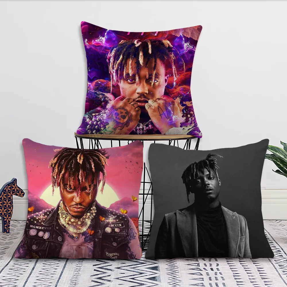 Rapper J-Juice W-Wrld Comfortable Decorative Cushion Cover Suitable for Home Living Room Sofa Room Decoration