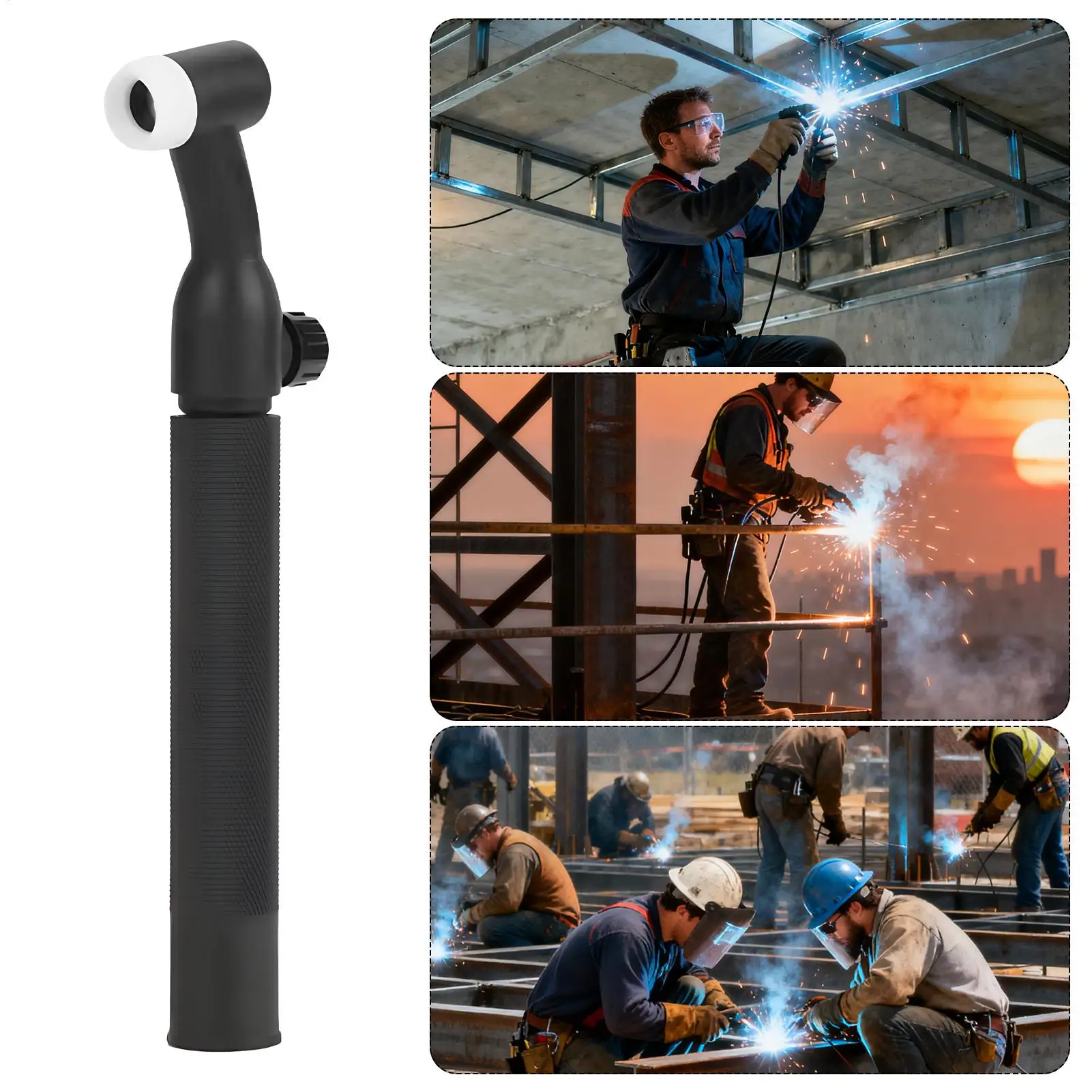 

Сварочная горелка TIG Гибкая головка Гибкая регулируемая оборудование для электроинструментов Замена корпуса головки сварочной горелки TIG