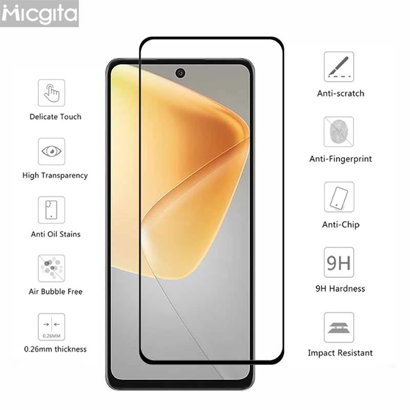 For Infinix hot 50 4G Screen Protector Anti-Scratch 9H Front film For Infinix hot 50 4G Soft Fiber Lens film