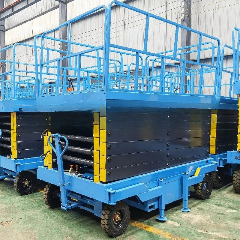 طاولة رفع كهربائية هيدروليكية 500 كجم 1000 كجم 2000 كجم، منصة رفع مقصية متنقلة #3