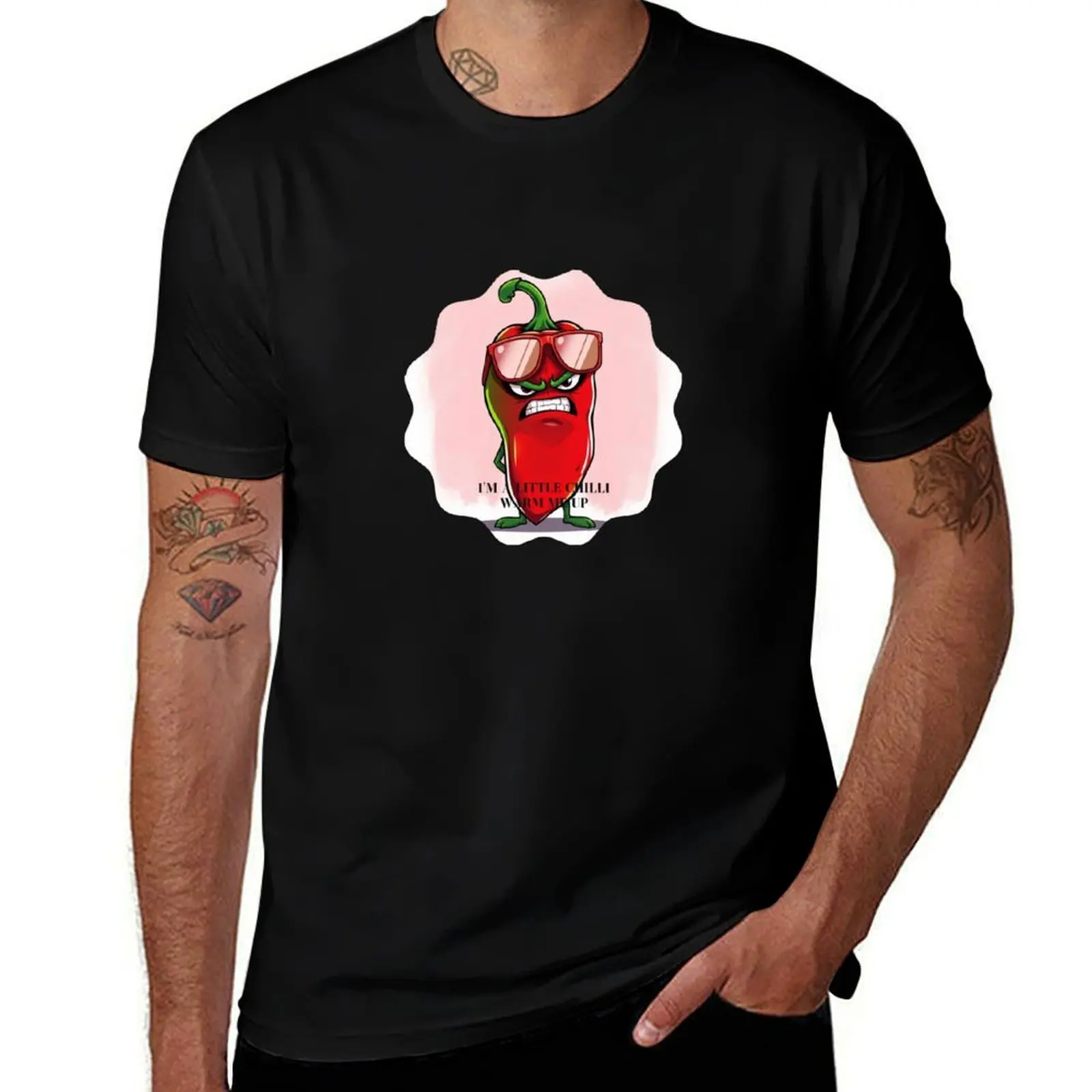 

I'm a Little Chilli Warm Me Up Art T-Shirt vintage t shirts sweat funny shirt cotton Louboutins mens t shirts pack