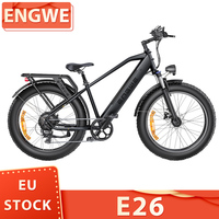 ENGWE E26 Stepover Electric Bike 26*4.0 inch Fat Tire 48V 16AH Battery 250W Motor Mountain Bike 140km Max Range 25km/h Max Speed