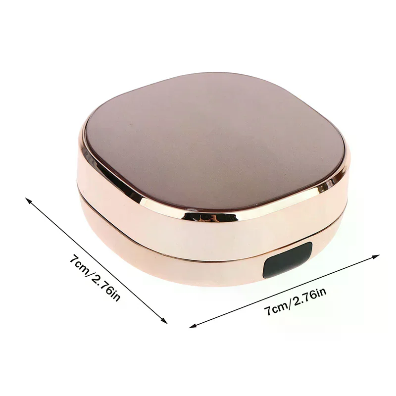 패셔너블 에어 쿠션 파운데이션 DIY 박스 미니 귀여운 빈 퍼프 박스 휴대용 거울 BB 크림 화장품 메이크업 케이스 컨테이너