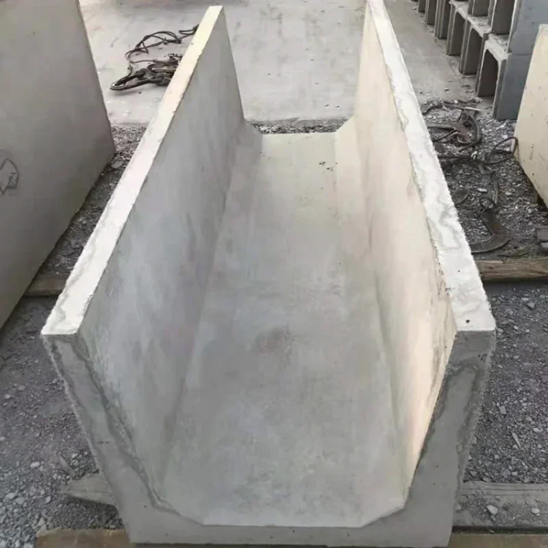 Precast concrete mold for drainage Wet casting U-shaped mold Precast concrete channel steel mold