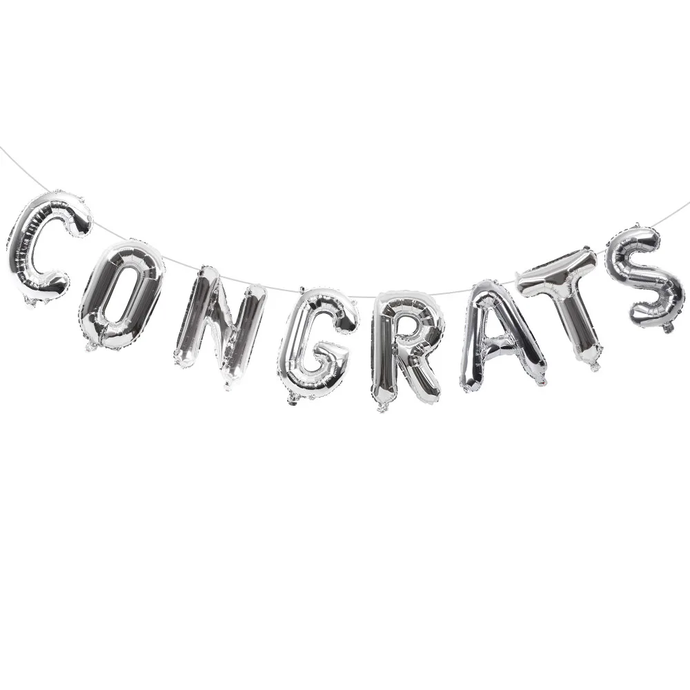 Congratulations Graduation Ceremony Decor Good Luck Graduate Foil Balloon Congrats You Did It Graduate Party Balloon Photo Props