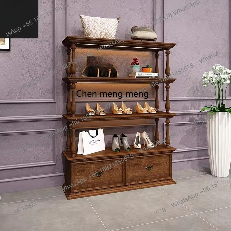 

Retro Display Cabinet Medieval Display Jewelry Counter Jewelry Wall High Cabinet