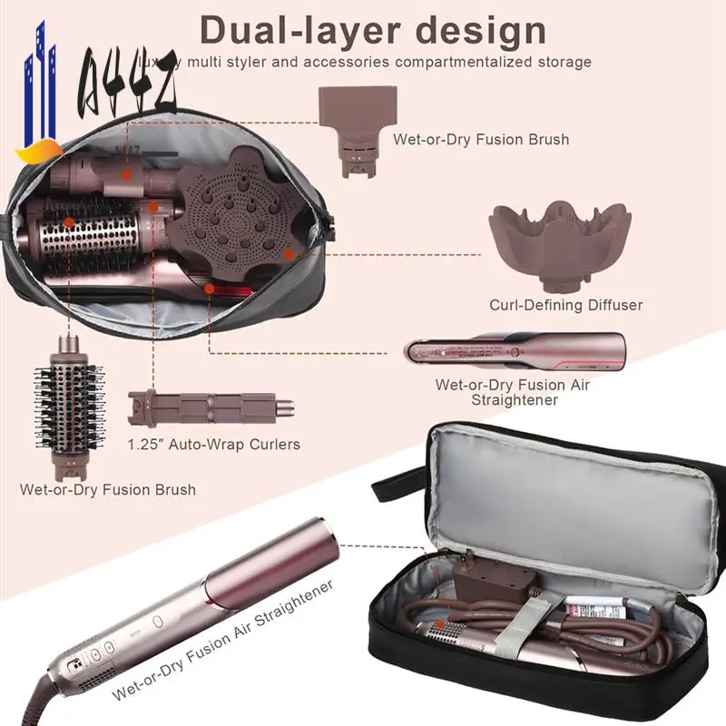 

A44Z-Flexfusion Чехол для переноски акулы, дорожный чехол для выпрямителя для волос Shark Flexfusion, дорожная сумка для Shark Flexfusion