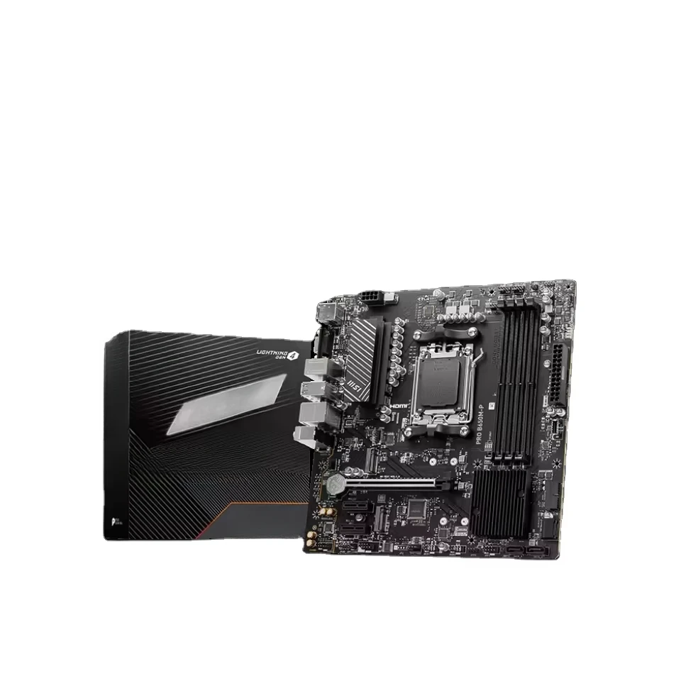 

PRO B650M-P DDR5 AM5 Socket Поддержка материнской платы AMD 7800X3D 7950X3D Лучшие оптовые цены на совершенно новые авторизованные