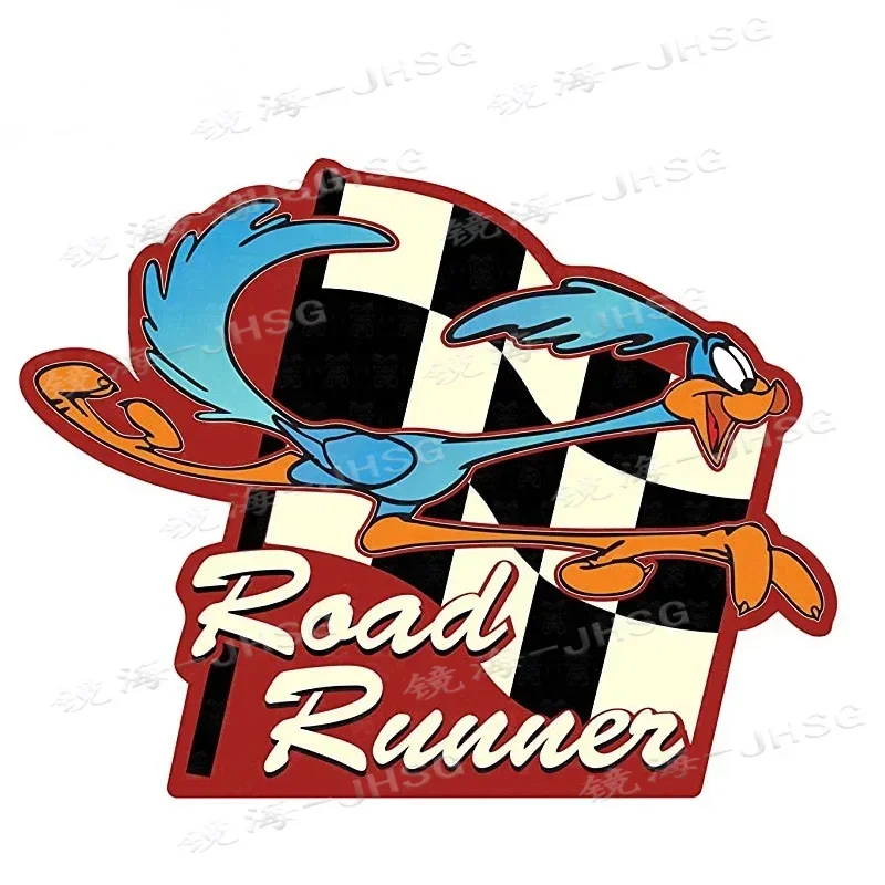 ROAD RUNNER New Design Badge Brand Car Decal Windshield Bumper Motorcycle Helmet Decal High Quality KK Vinyl