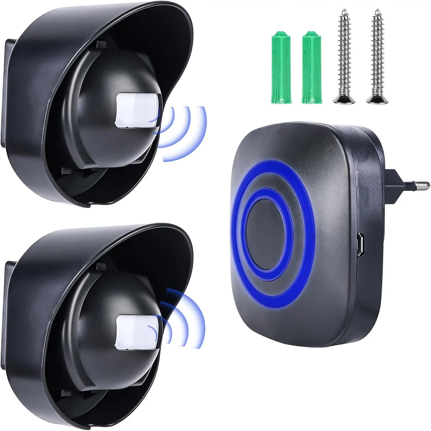 

Беспроводная система охранной сигнализации для дома с датчиком движения на 200 м и дверным звонком для наружного использования