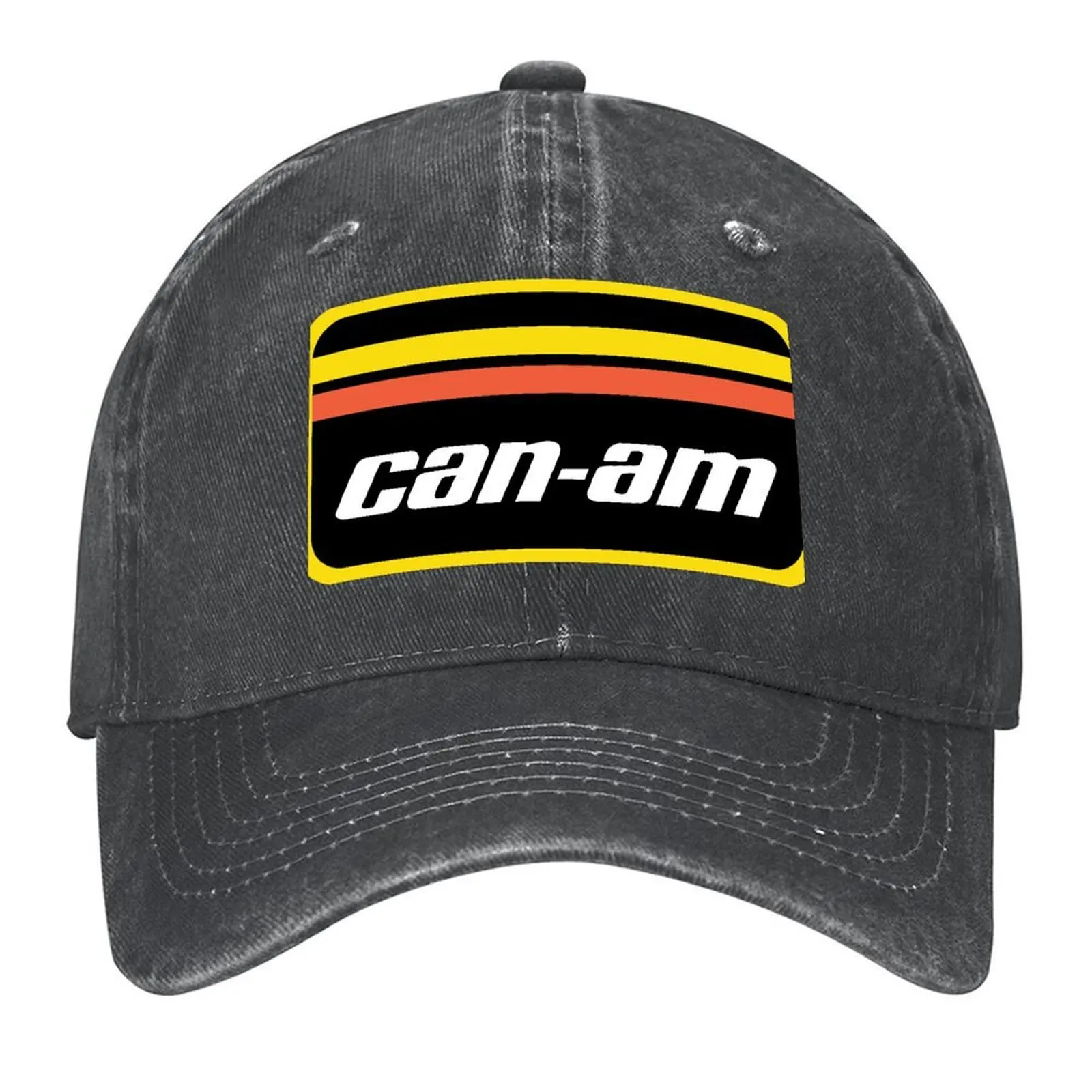 

Can-Am Retro Logo Baseball Cap sun hat black Designer Hat golf hat genuine Girl Men's